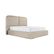 Cama Zafiro Tela Capri 140x190 Sand Capri