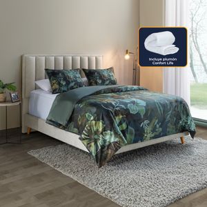 Combo Duvet Malva Y Plumón Comfort Life