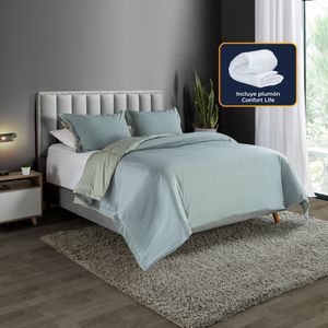 Combo Duvet Jazmin Y Plumón Comfort Life