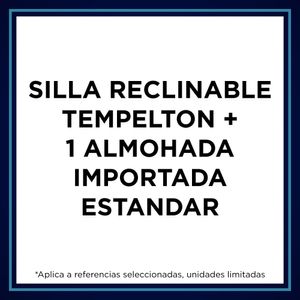Combo Silla Reclinable Templeton + Almohada Estándar