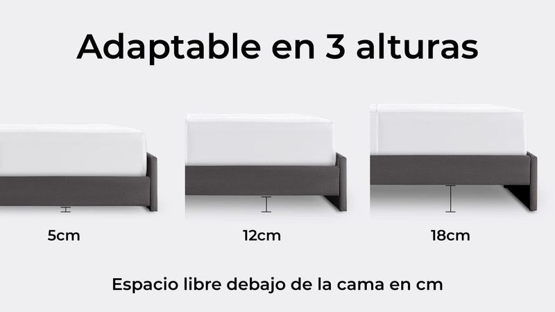 base-cama-platinum-negro